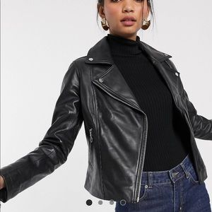 Barney’s Genuine Leather Moto Jacket (UK 10 = US 6)
